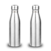Montavo by FnS Bliss Stainless Steel Water Bottle Set of 2 (Capacity 750 ml)